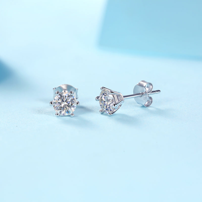 Six-Prong Studs