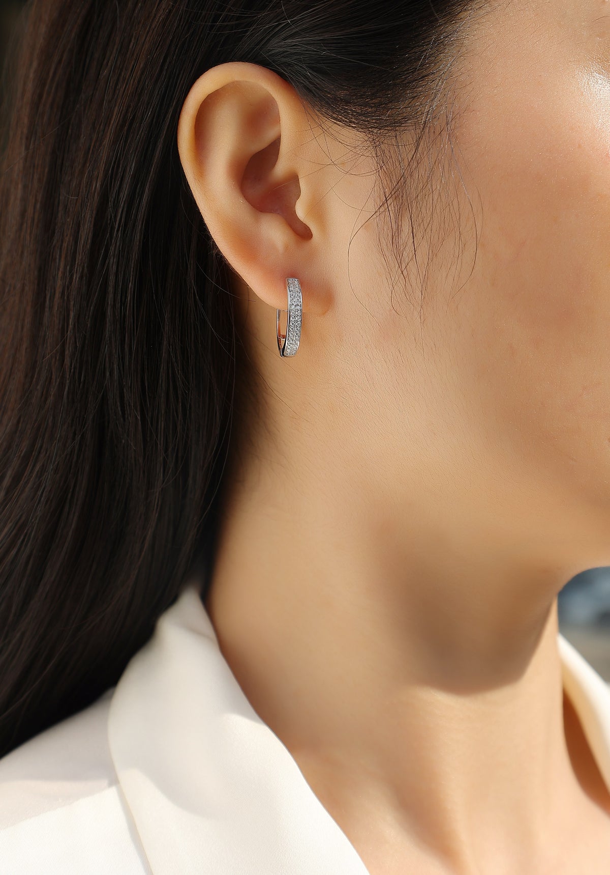Double Pavé Hoops