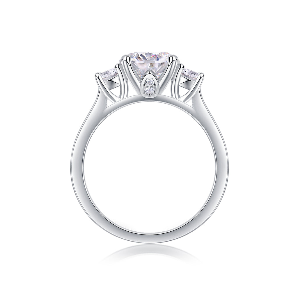 One-Carat Round Ring