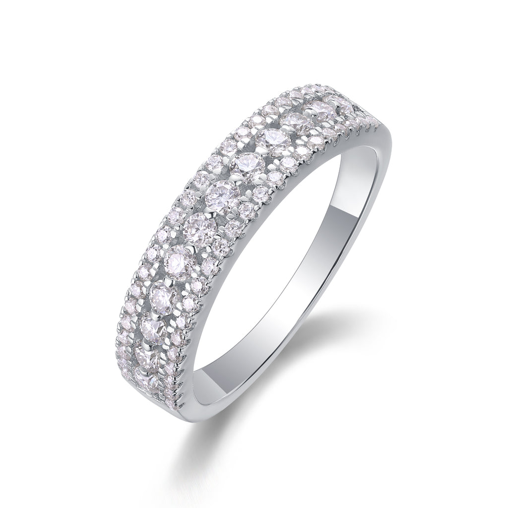 Wide Pavé Band
