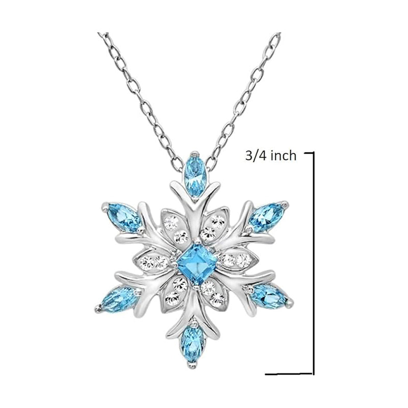 Snowflake Crystal Pendant