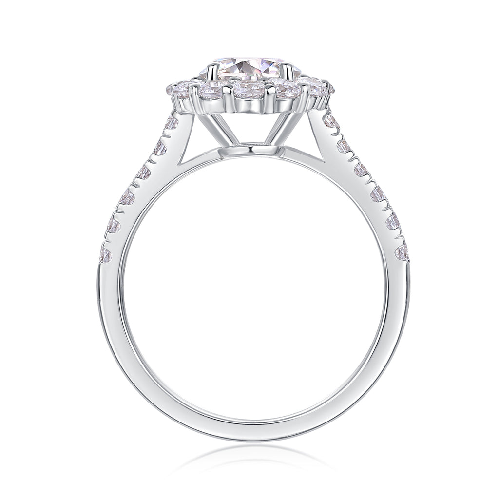 Petal Halo Ring