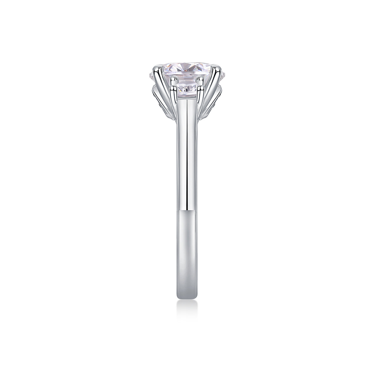 One-Carat Round Ring