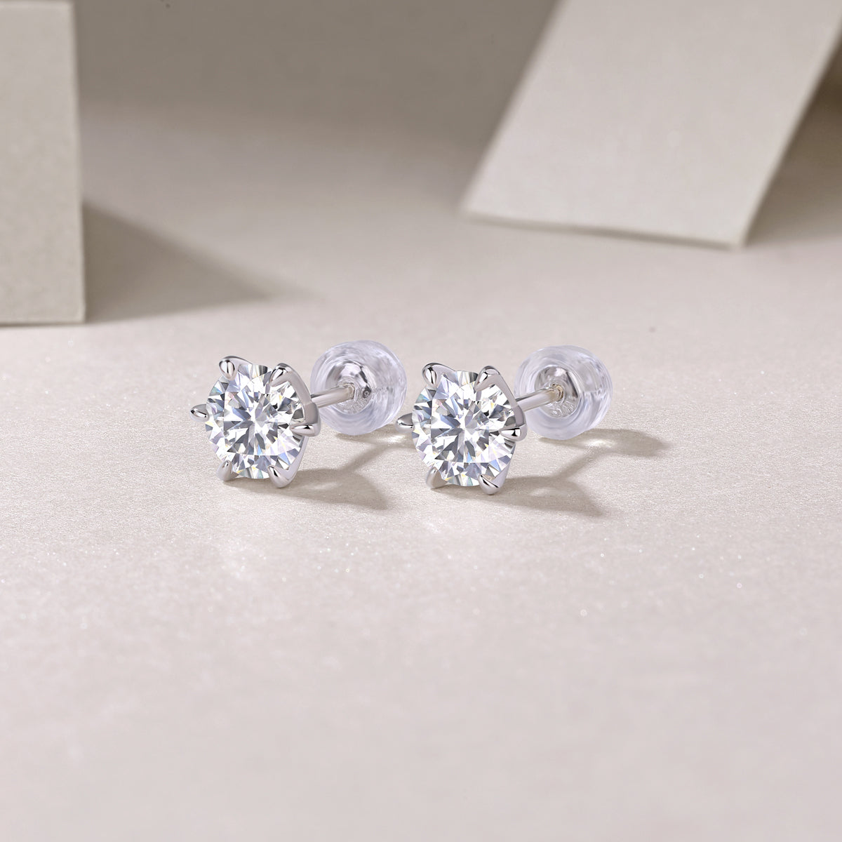 Six-Claw Solitaire Studs