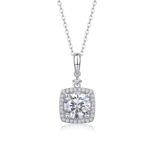 Cushion Halo Pendant