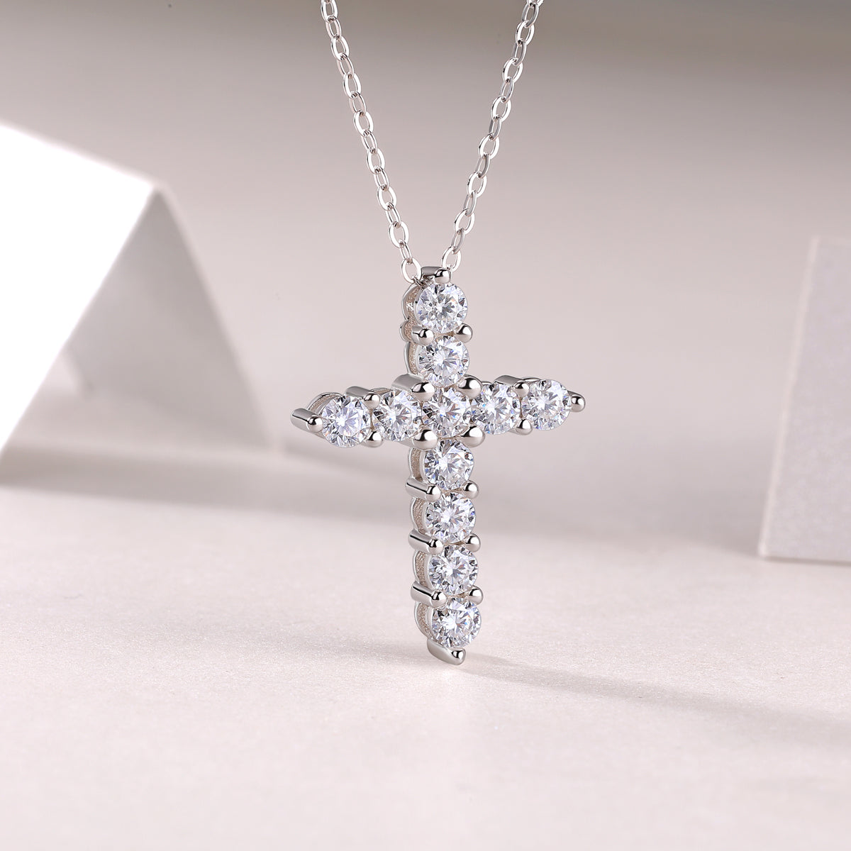 Pavé Cross Pendant