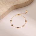 Shell Disc Chain Bracelet
