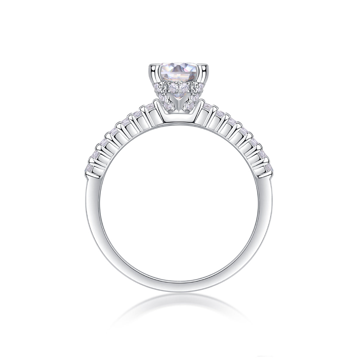 Row Solitaire Ring