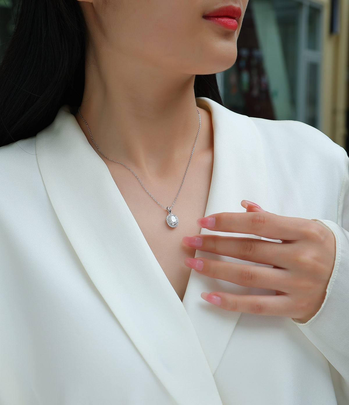 Infinite Oval Pendant