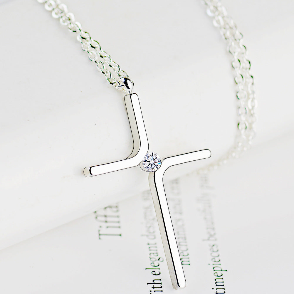 Slim Cross Pendant