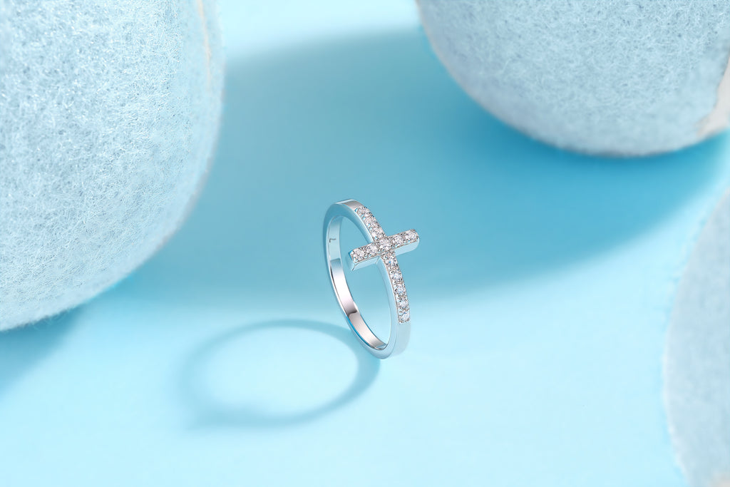 Holy Light Cross Ring