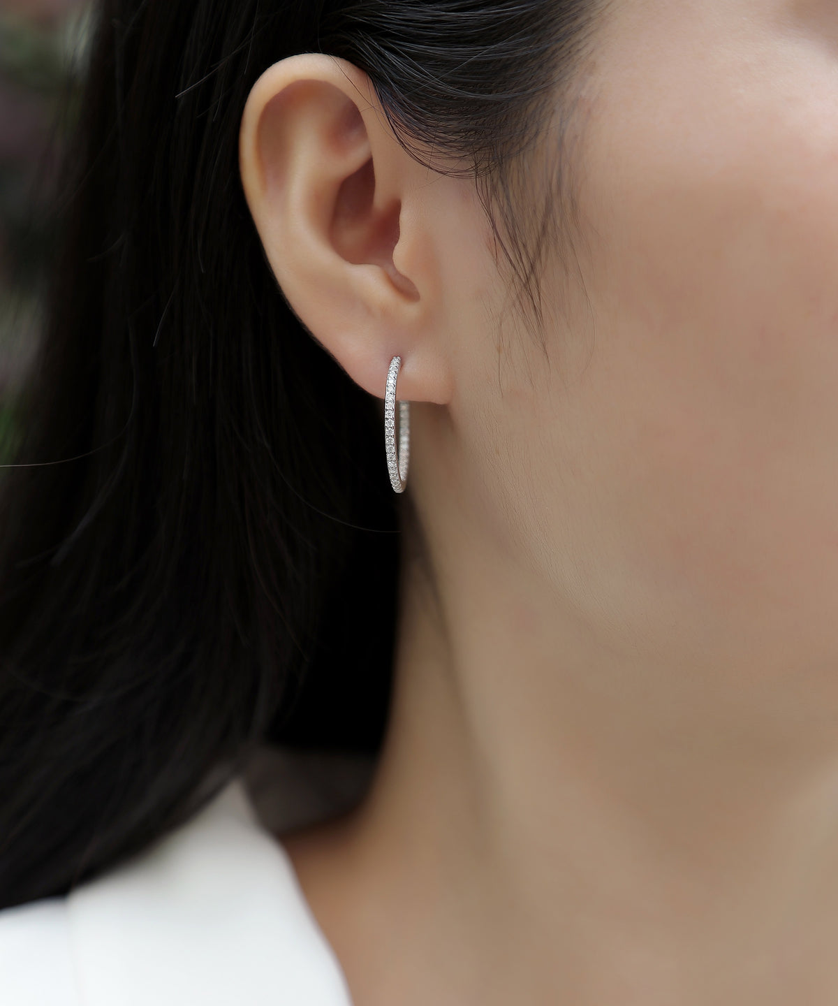 Ribbon Square Studs