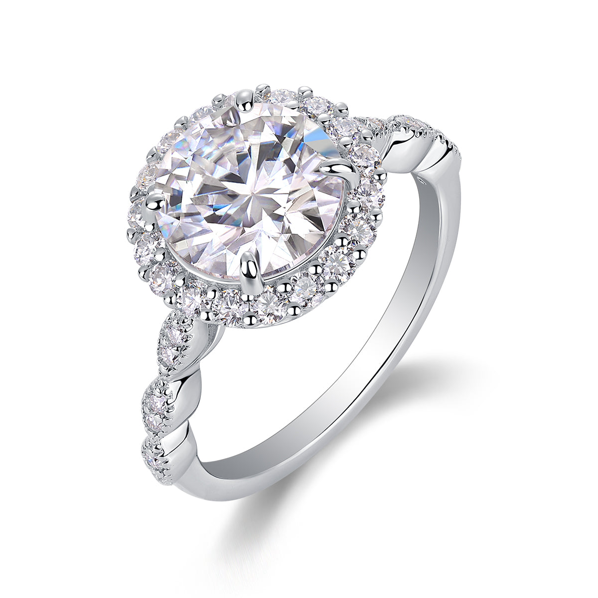 Starlight Solitaire Ring