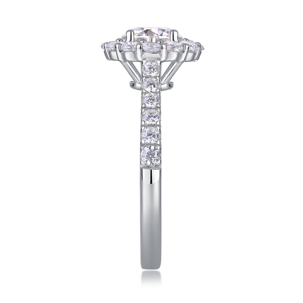 Petal Halo Ring