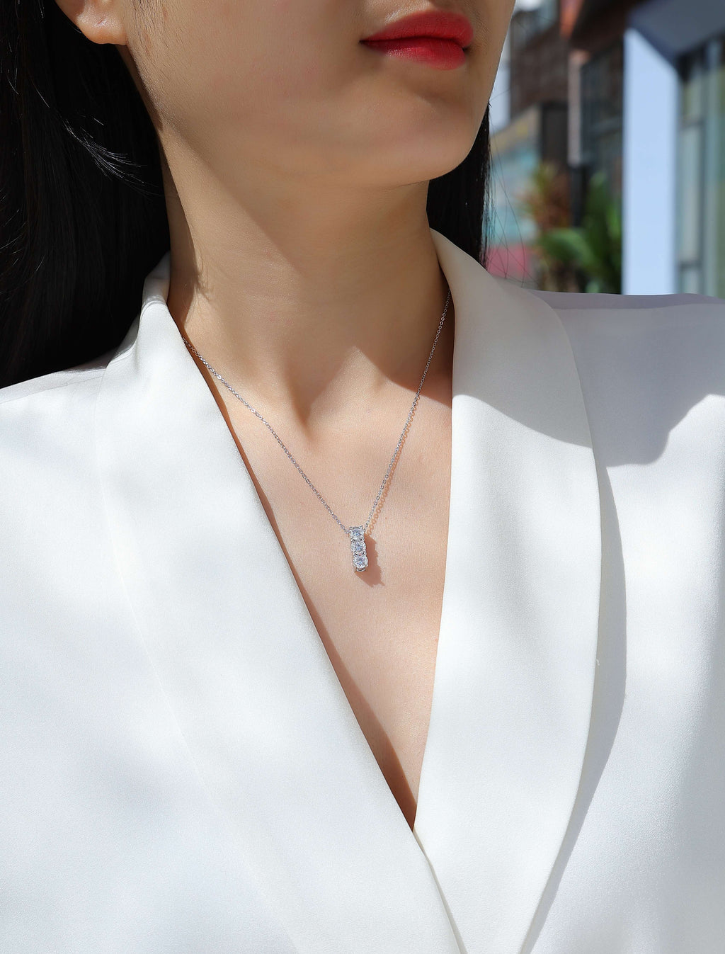 Round Solitaire Pendant