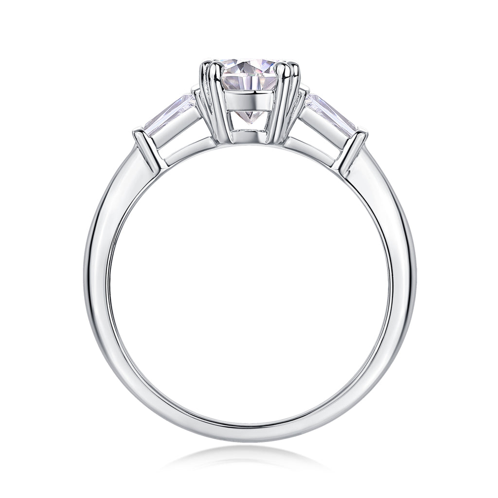 Tapered Baguette Solitaire