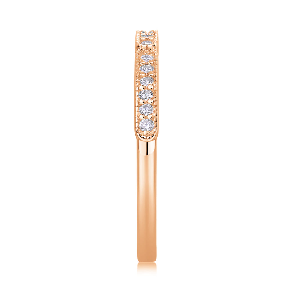 Half Pavé Slim Band
