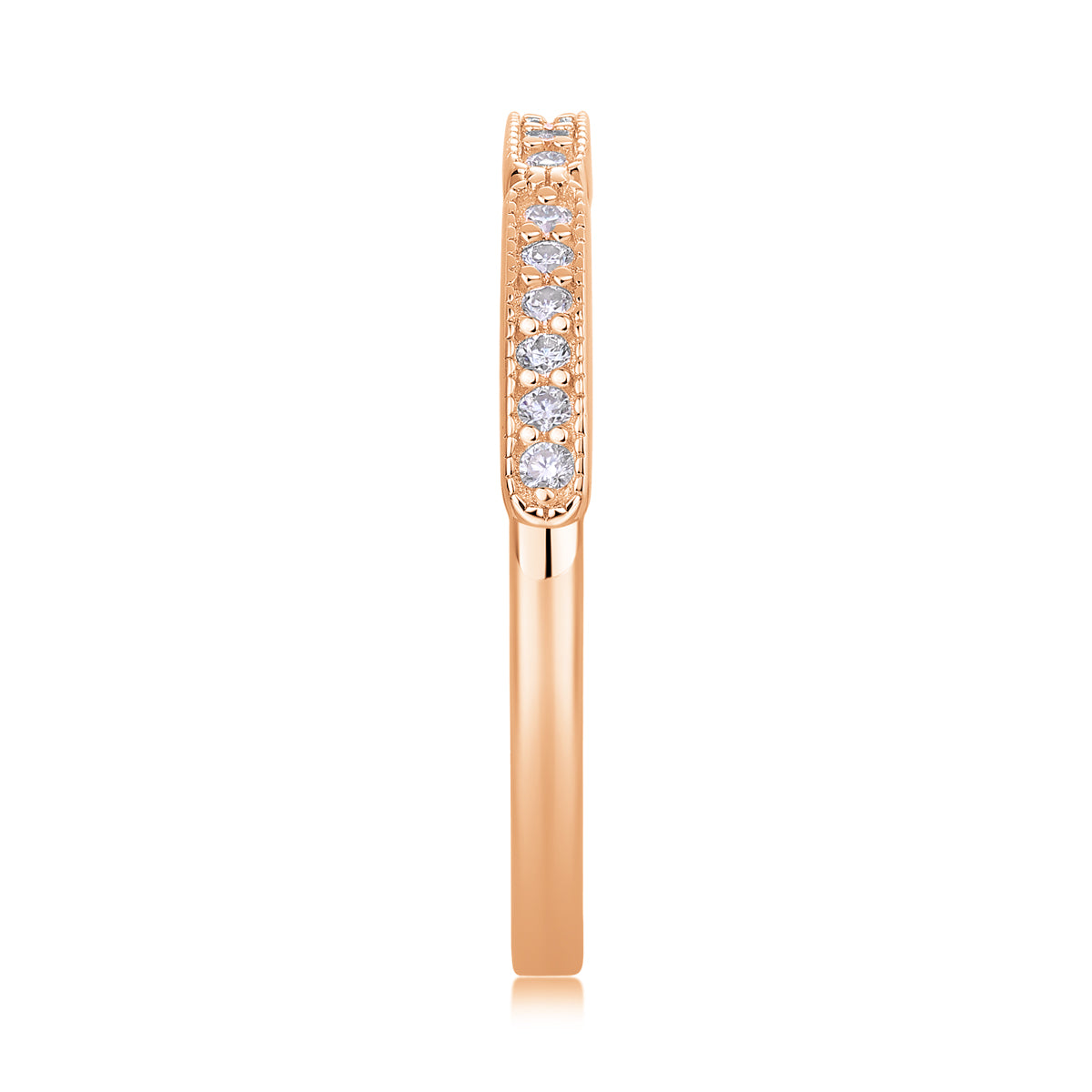 Half Pavé Slim Band
