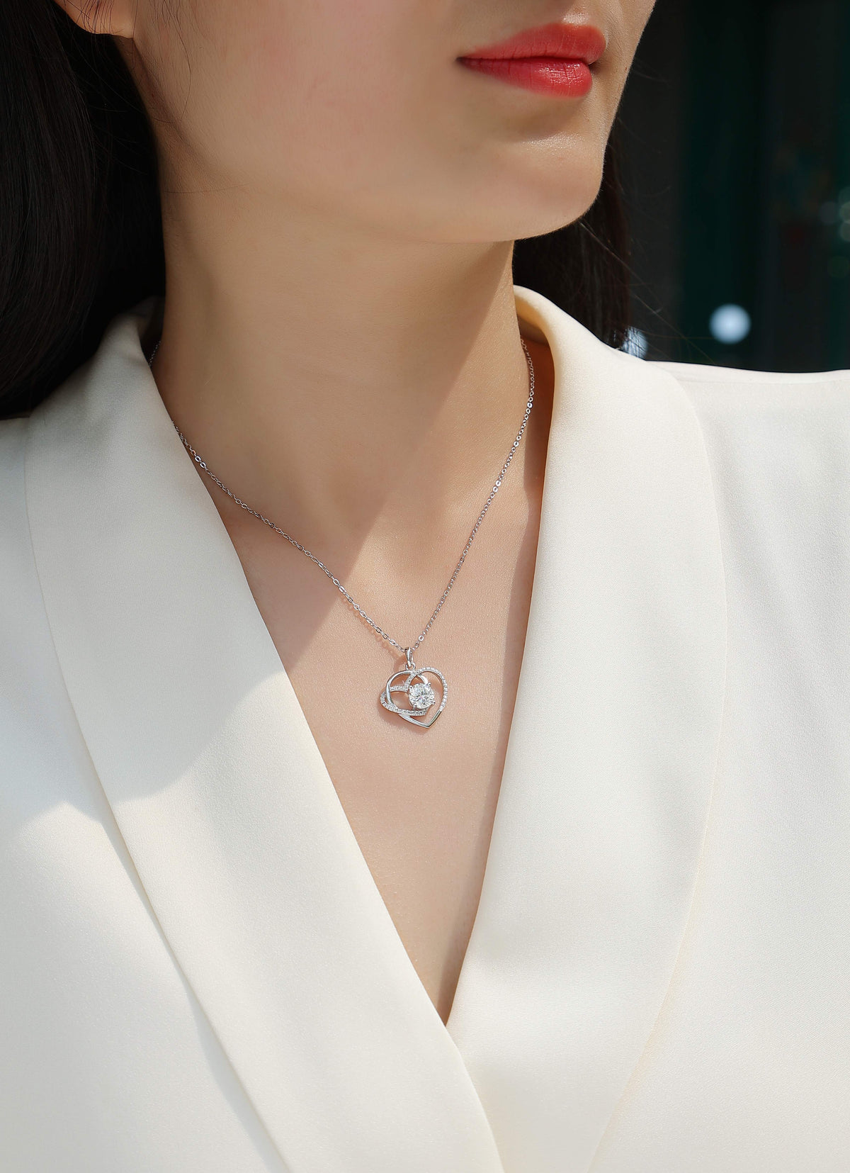 Twin Hearts Pendant