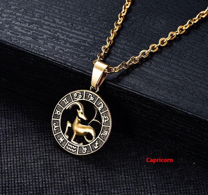 Zodiac Medallion Necklace